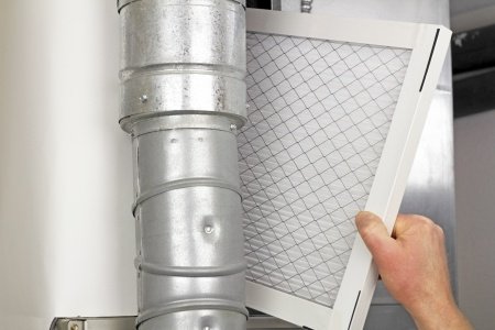 replacing disposable air filter